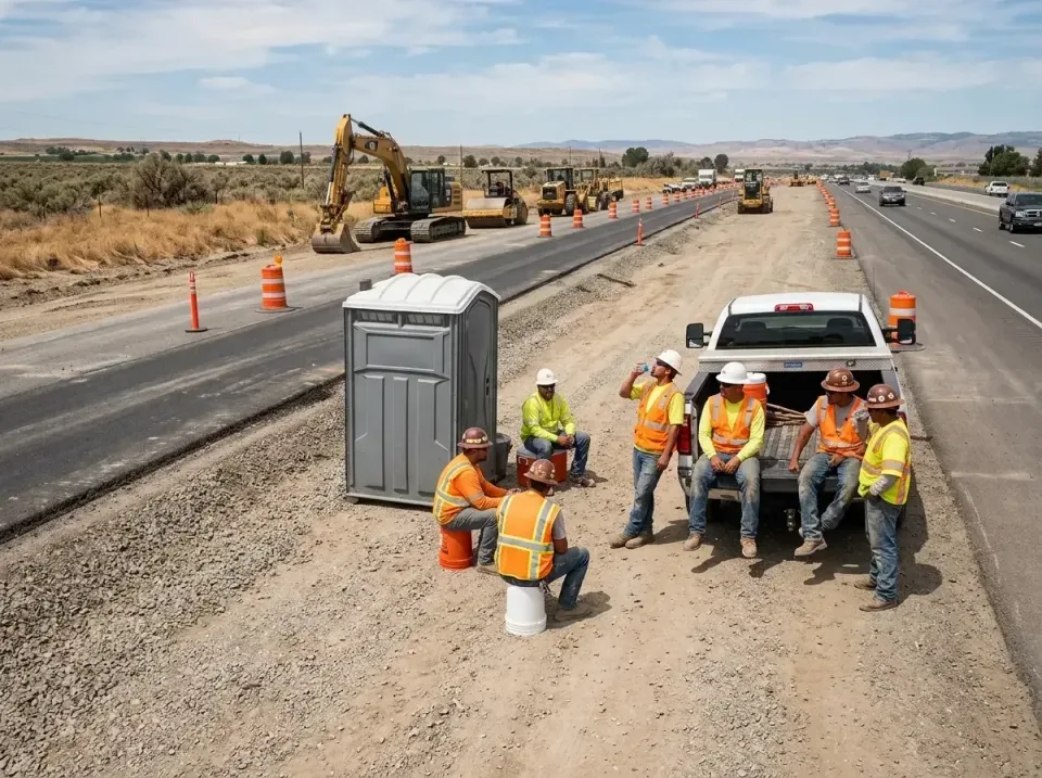 highway-road-construction-crew-007 — frequently asked questions, Porta Potty and Restroom Rentals in Hot Springs, AR